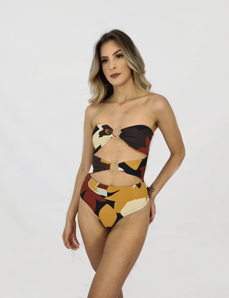 Kit Maiô Body Flores