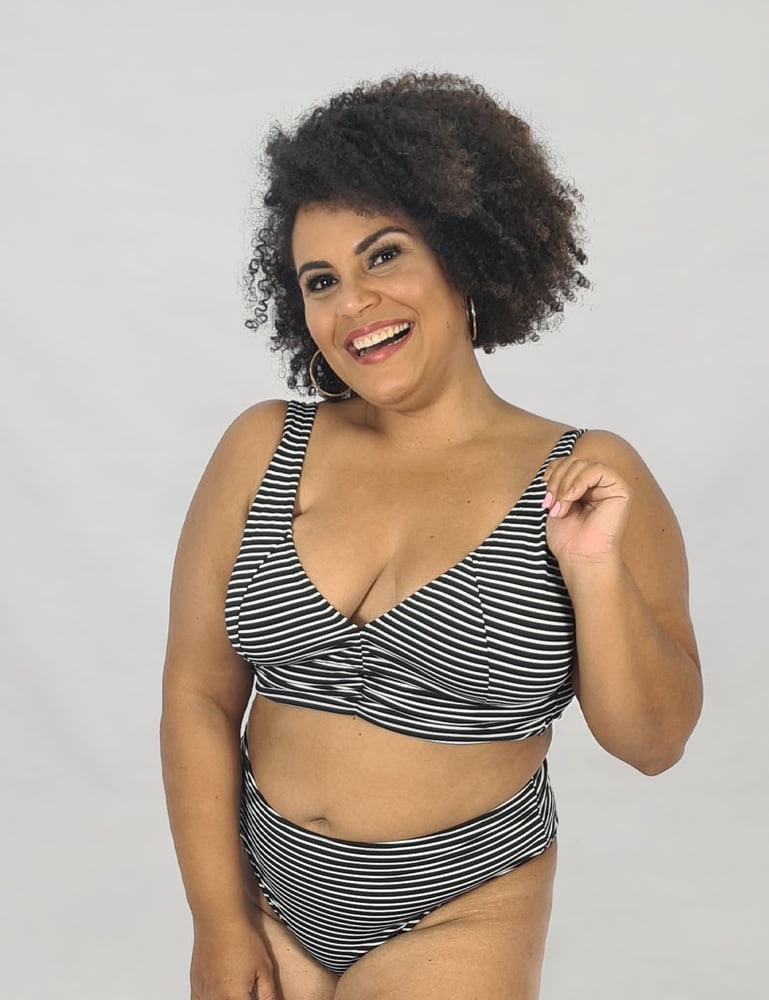 Biquíni Plus Clássico Listrado