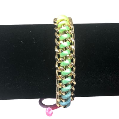 Vendaecia Pulseira Trançada Verde Amarelo e Azul 1 Vendaecia Pulseira Trançada Verde Amarelo e Azul 1