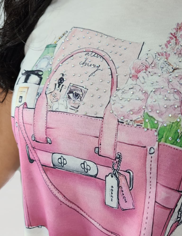 T-shirt com Amarração Lux