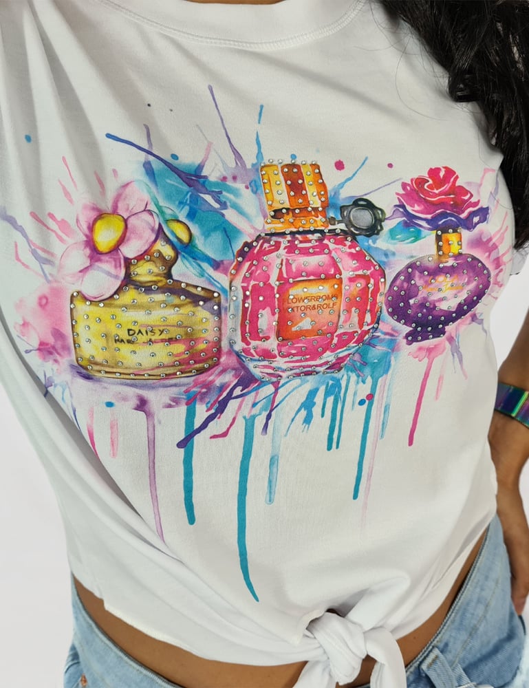 T-shirt com Amarração Essências