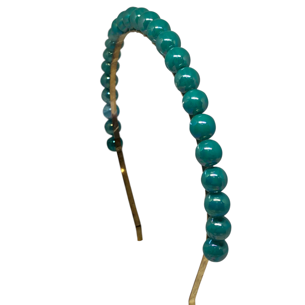 Tiara Pérolas Verde