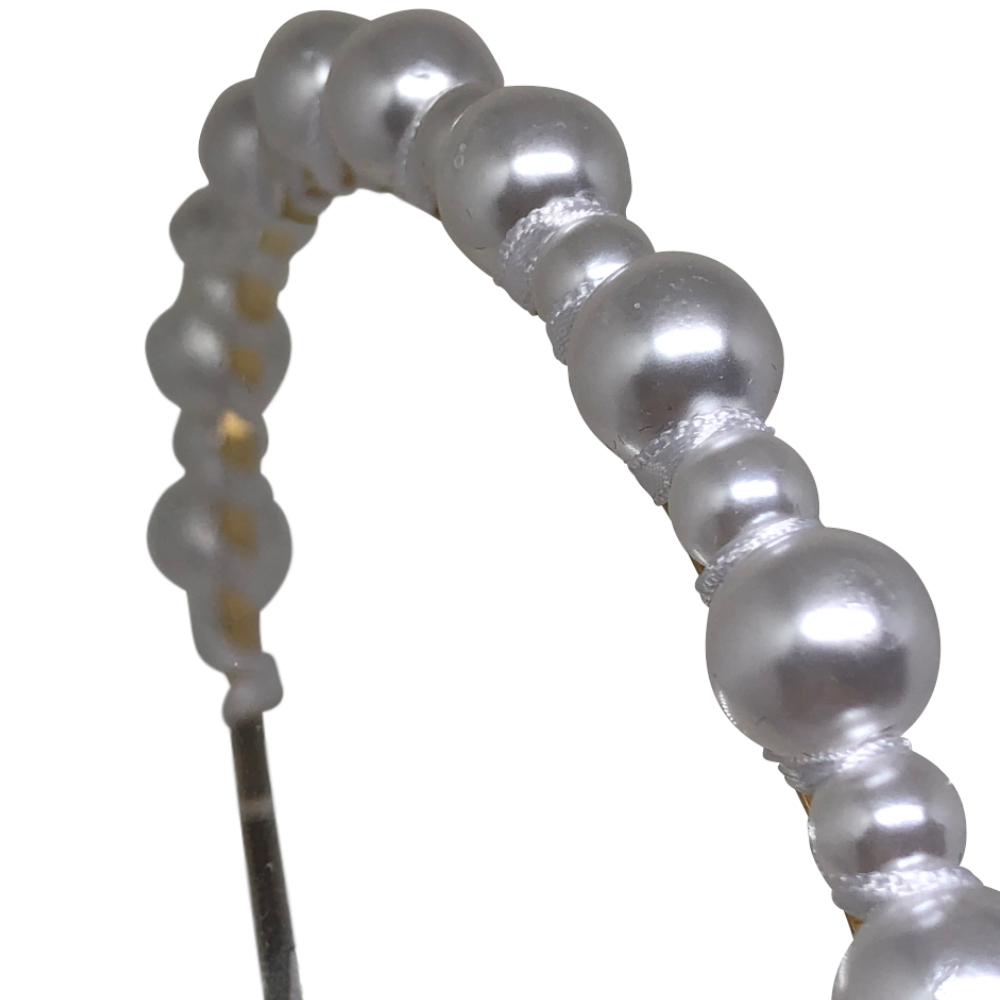 Tiara de Pérola Branca