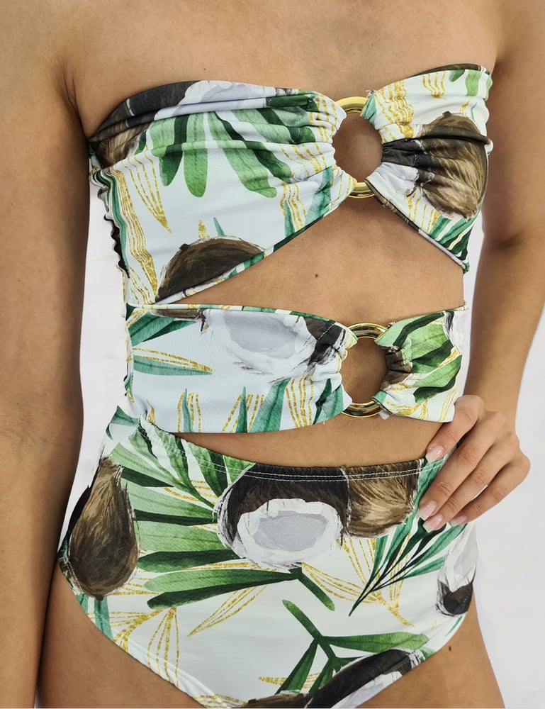 Kit Maiô Body Tomara que Caia e Colete Praiano