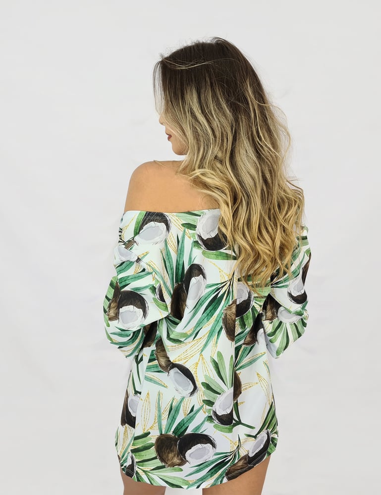 Kit Maiô Body Tomara que Caia e Colete Praiano