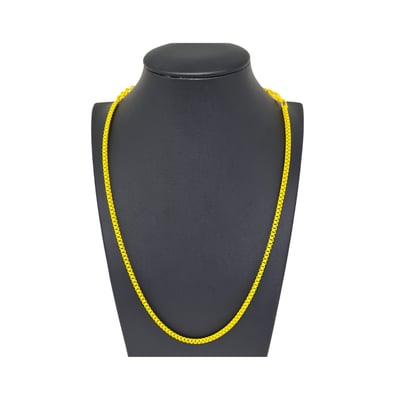 Venda e Cia Colar Veneziano Amarelo 1 Venda e Cia Colar Veneziano Amarelo 1