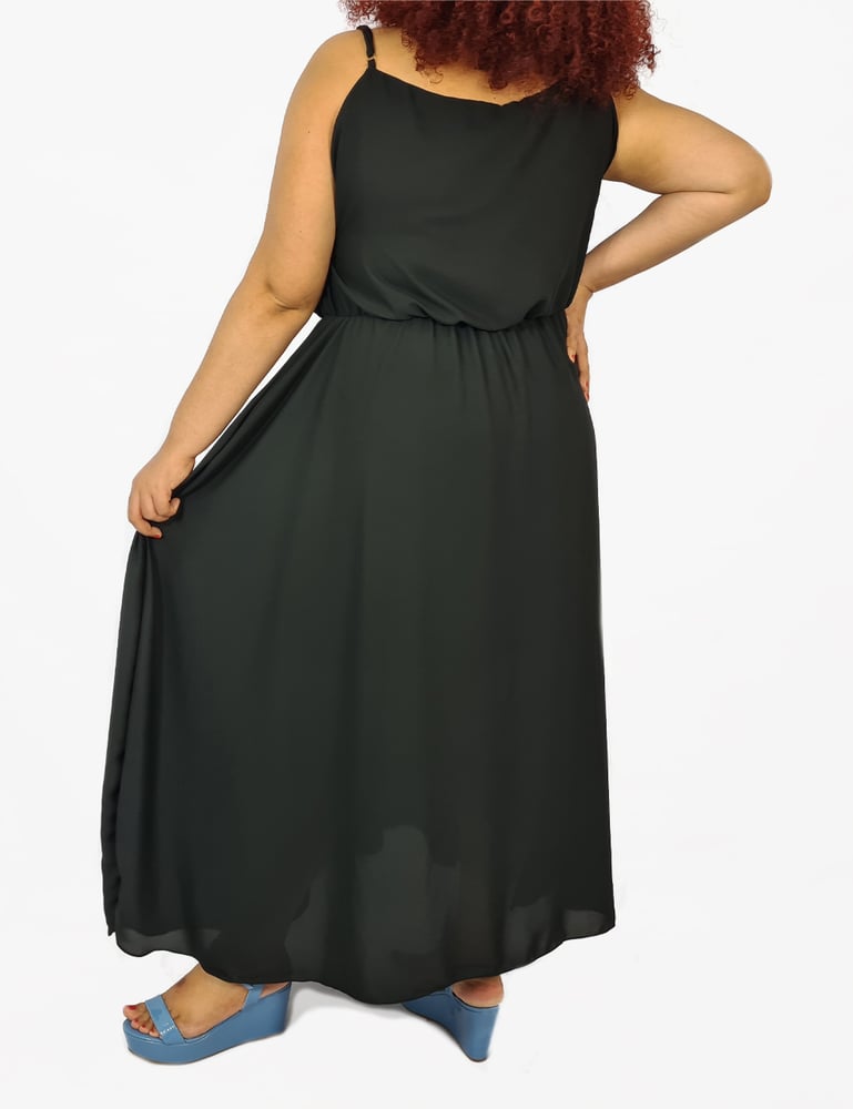 Vestido Longo Plus Black