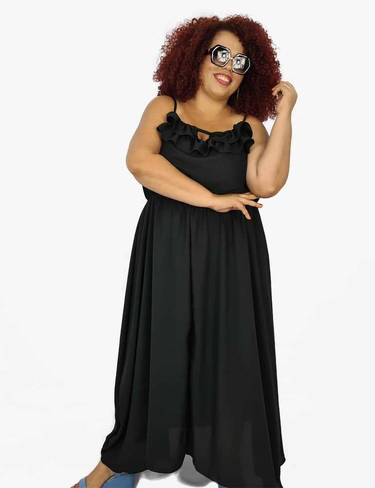 Vestido Longo Plus Black