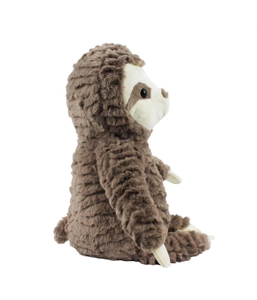 Bicho Preguiça De Pelúcia Cinza Patas Esticadas 36 cm