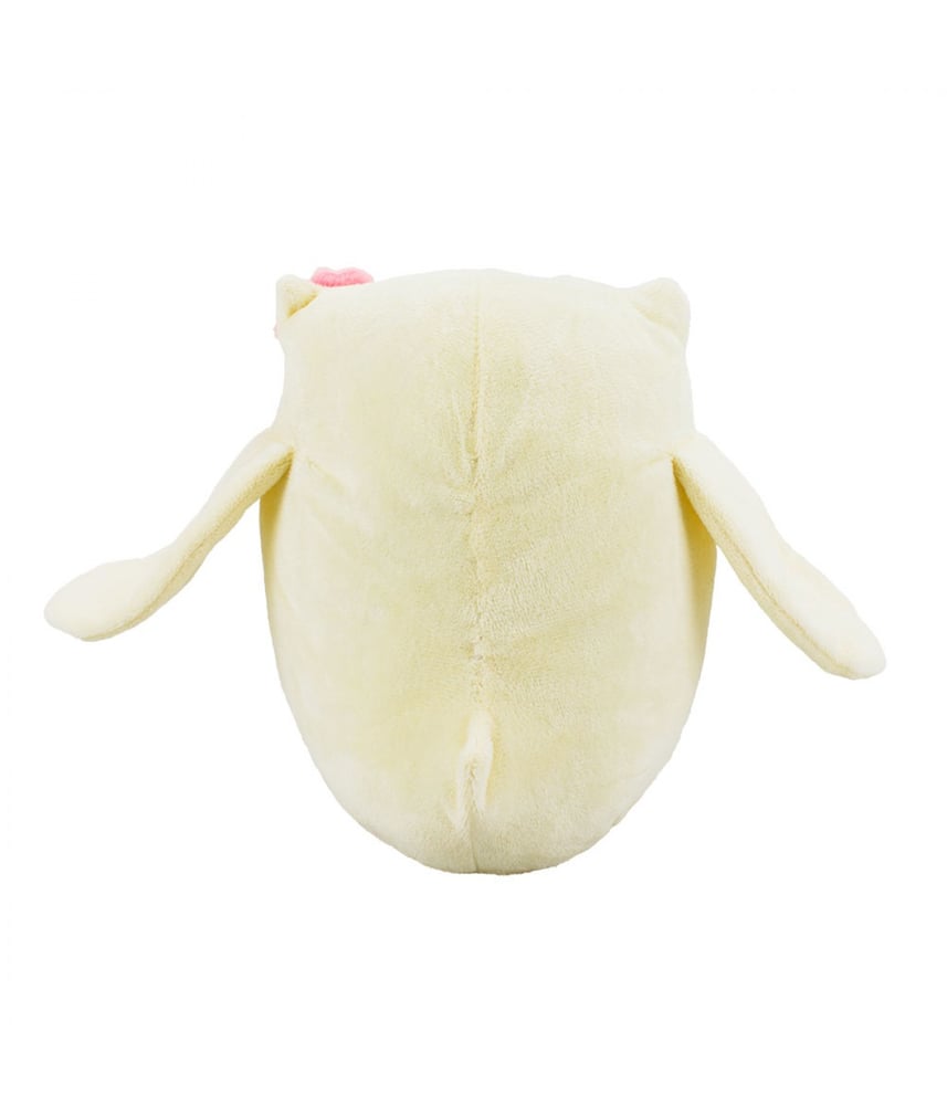 Coruja De Pelúcia Amarelo Olhos Grandes 18 cm