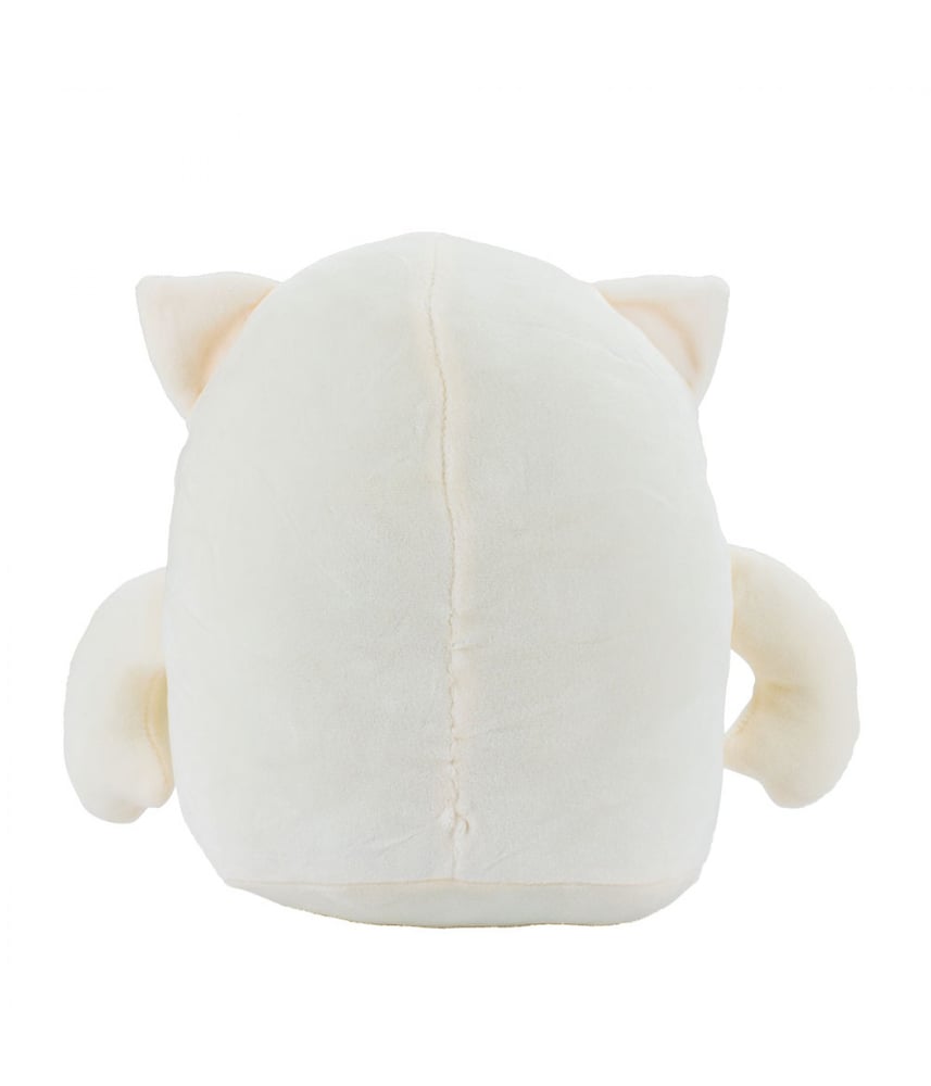 Gato De Pelúcia Creme com Cachecol 20 cm 