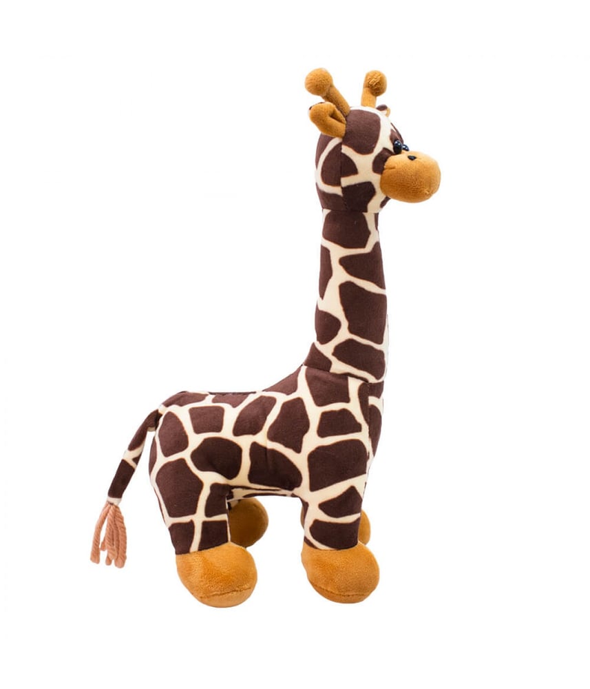 Girafa De Pelúcia Caramelo Em Pé 23 cm 