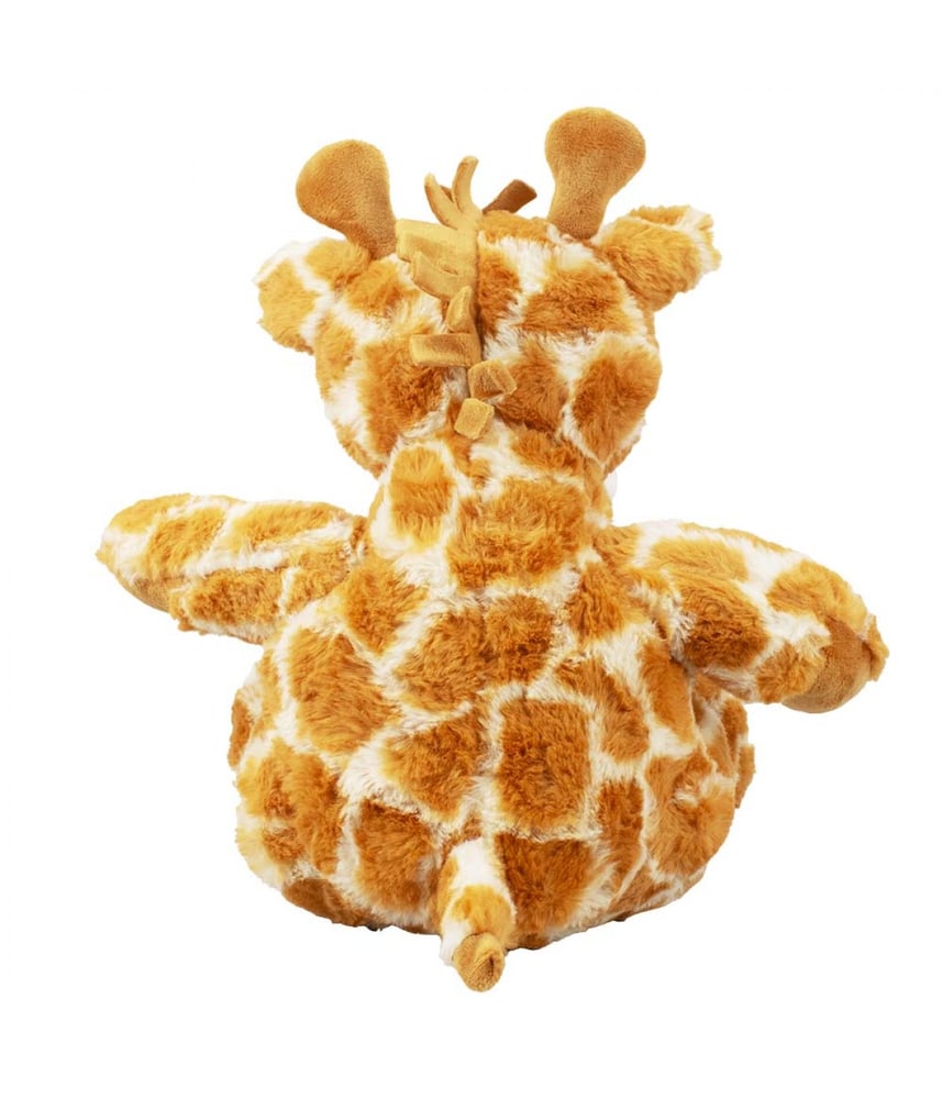 Girafa De Pelúcia Giafinha Laranja Sentado 39 cm 