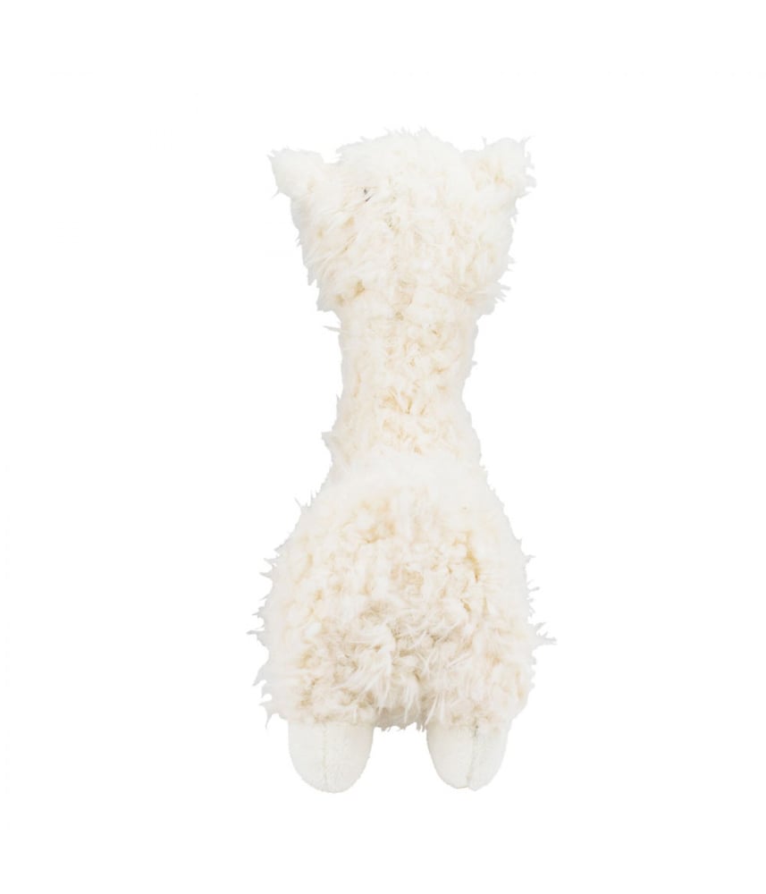 Lhama De Pelúcia Branca Levantada 24 cm 