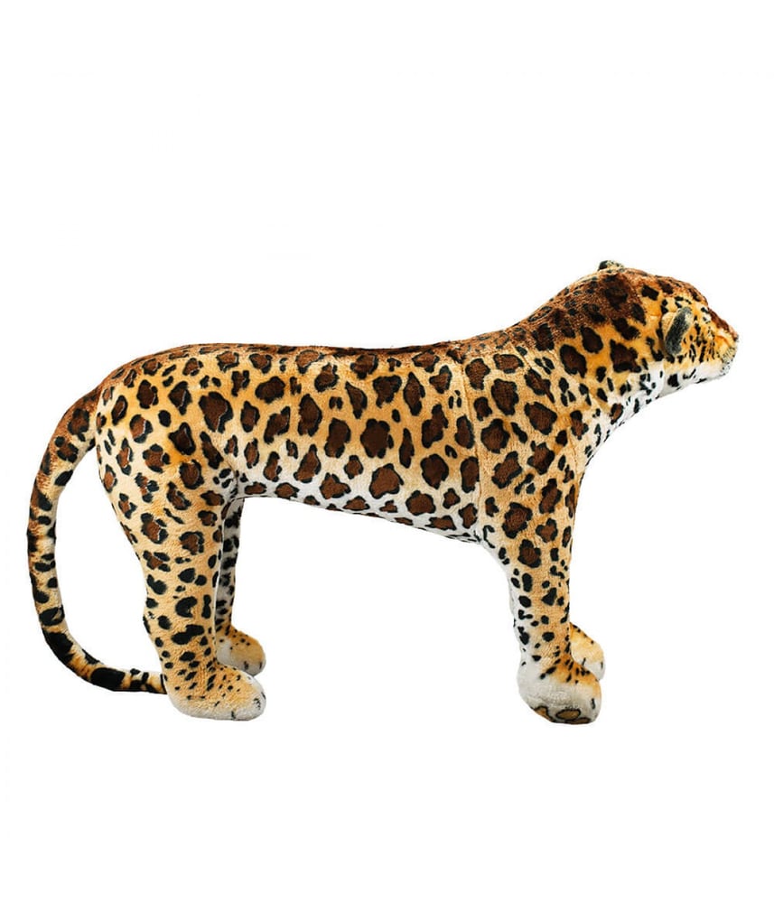 Onça Pintada de Pelúcia Realista Safari 110 cm 