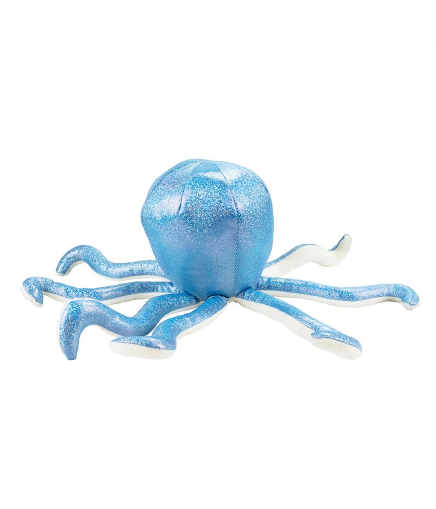 Polvo De Pelúcia Azul Tentáculos Médios 37 cm