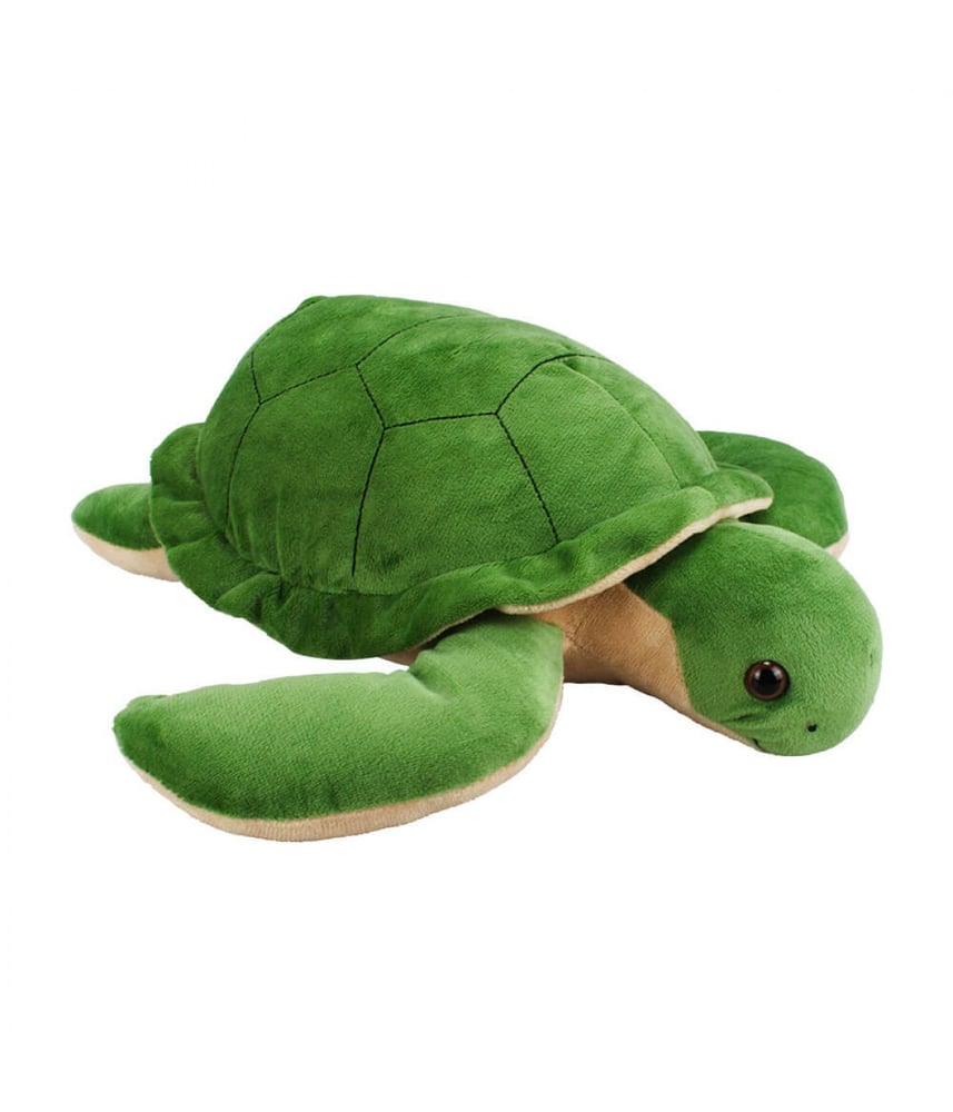 Tartaruga Marinha De Pelúcia Verde 24 cm