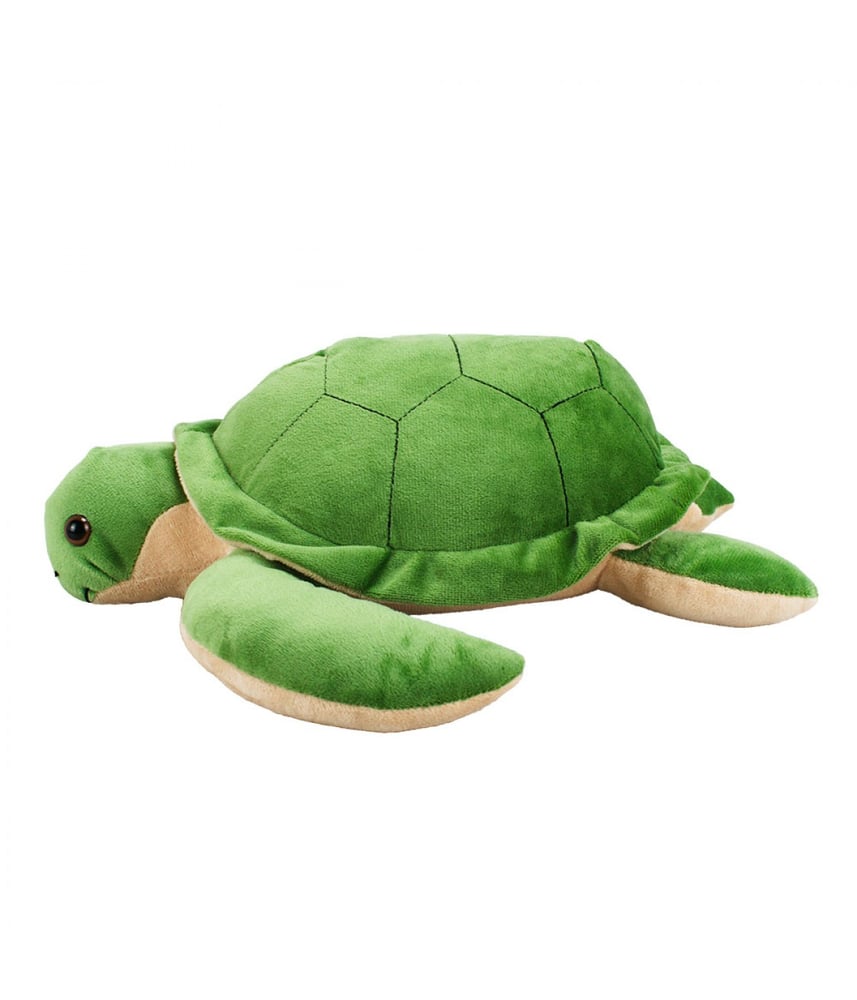 Tartaruga Marinha De Pelúcia Verde 24 cm