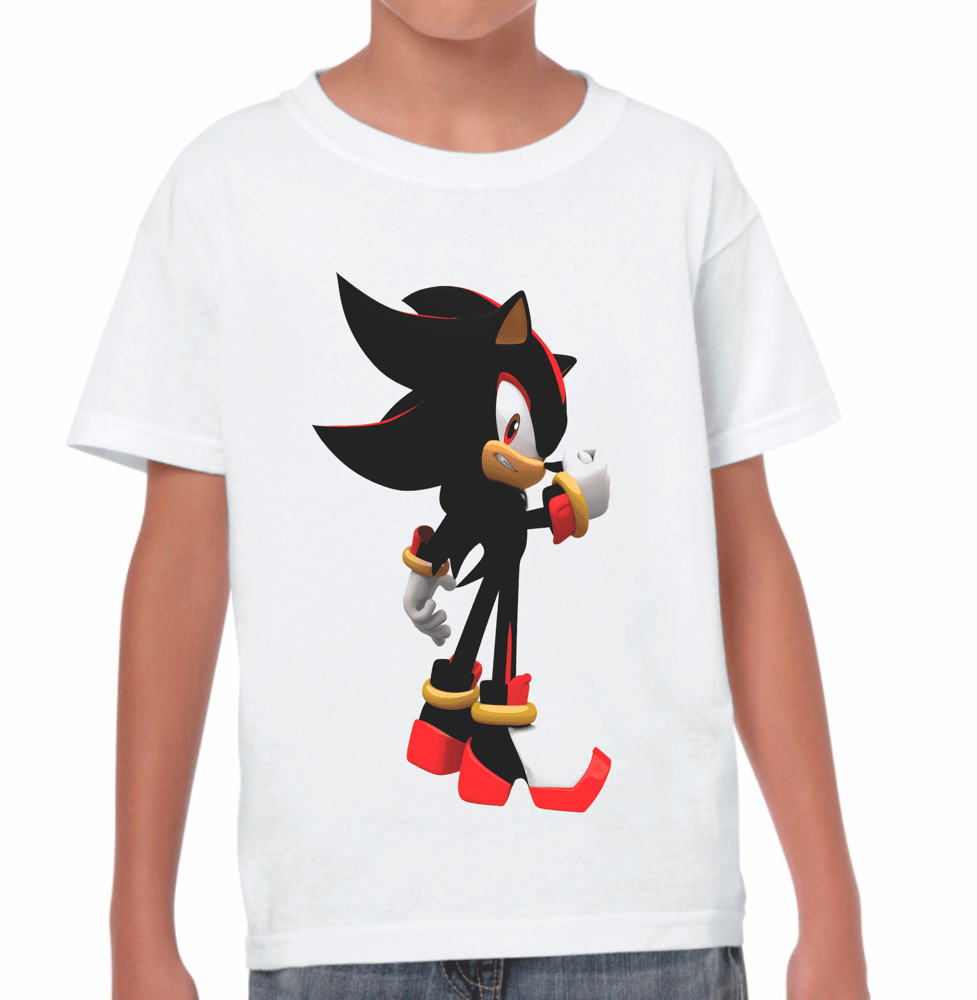 Camisa Estampada Infantil Personalizada Turma Super Sonic