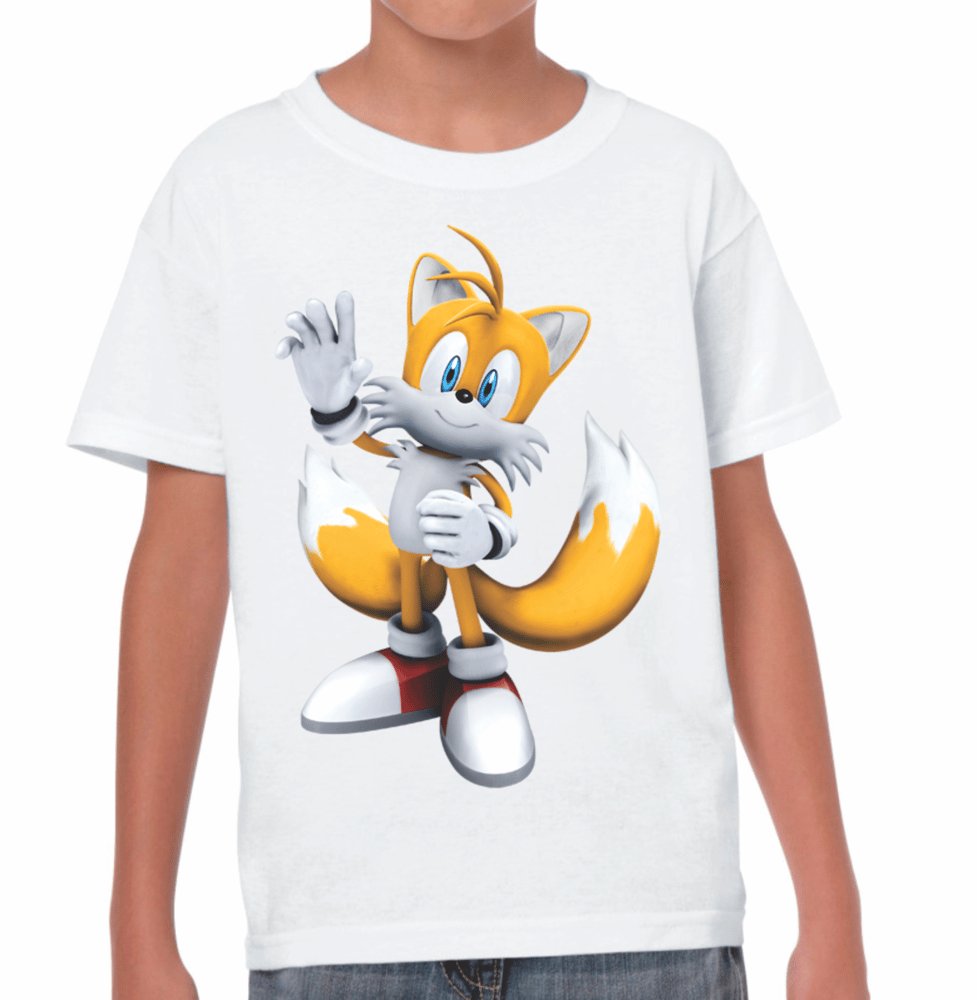 Camisa Estampada Infantil Personalizada Turma Super Sonic