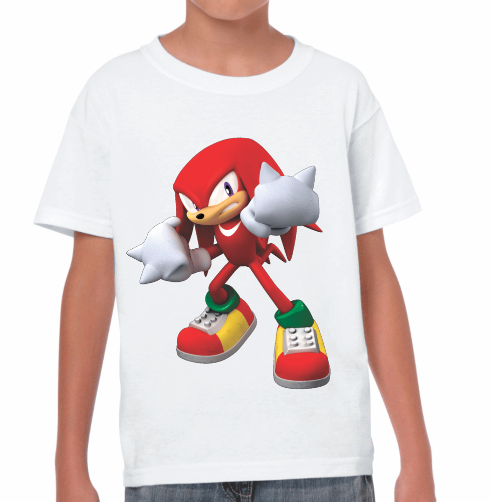 Camisa Estampada Infantil Personalizada Turma Super Sonic