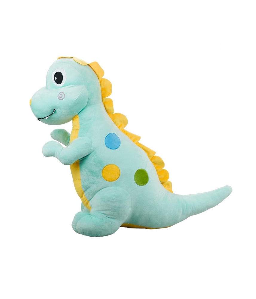 Dinossauro De Pelúcia Tiranossauro Rex Azul 83 cm