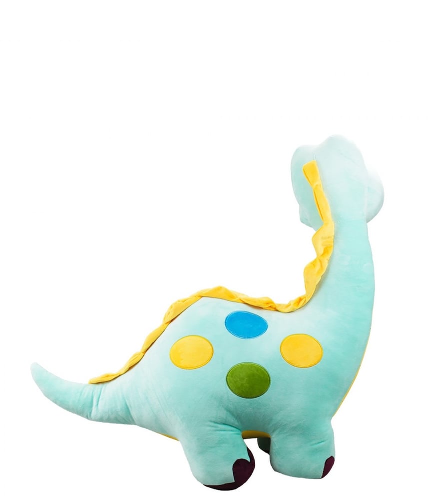 Dinossauro de Pelúcia Azul Pescoçudo 85 Cm