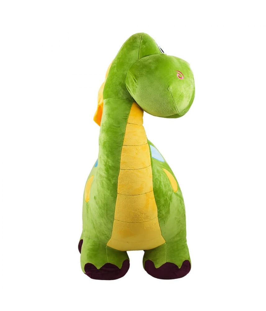 Dinossauro de Pelúcia Verde Pescoçudo 85 Cm