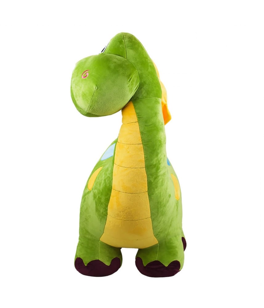 Dinossauro de Pelúcia Verde Pescoçudo 85 Cm
