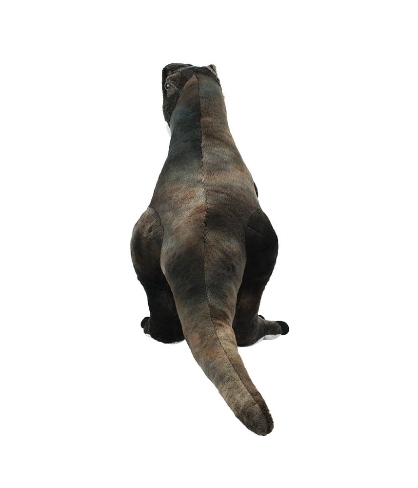Dinossauro Realista De Pelúcia Marrom Tiranossauro Rex 32cm 