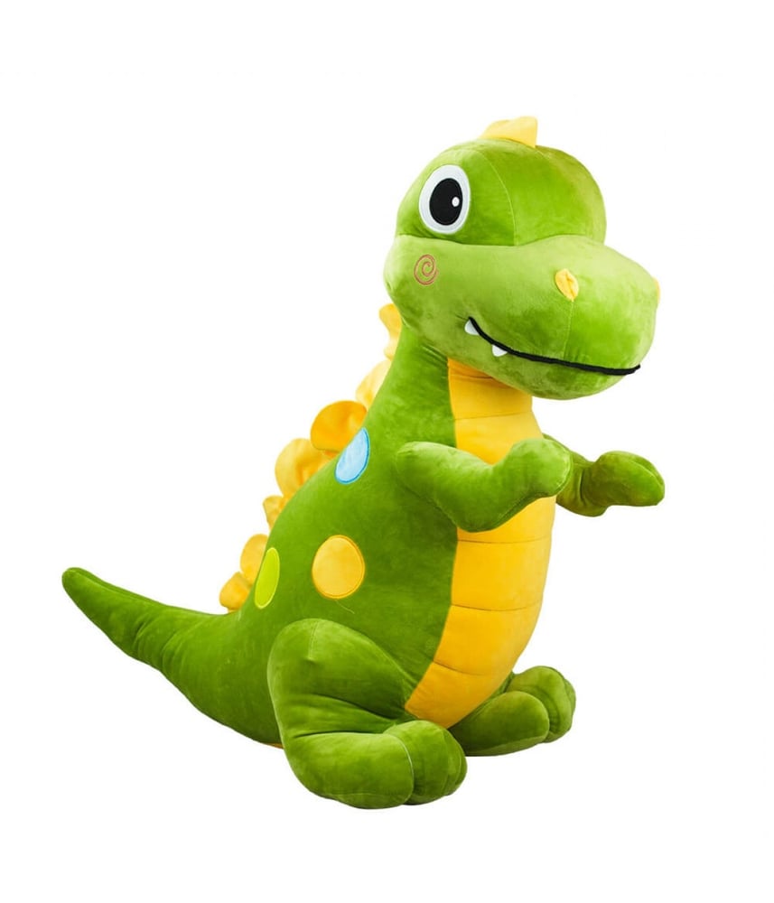 Dinossauro Tiranossauro Rex De Pelúcia Verde 83 cm