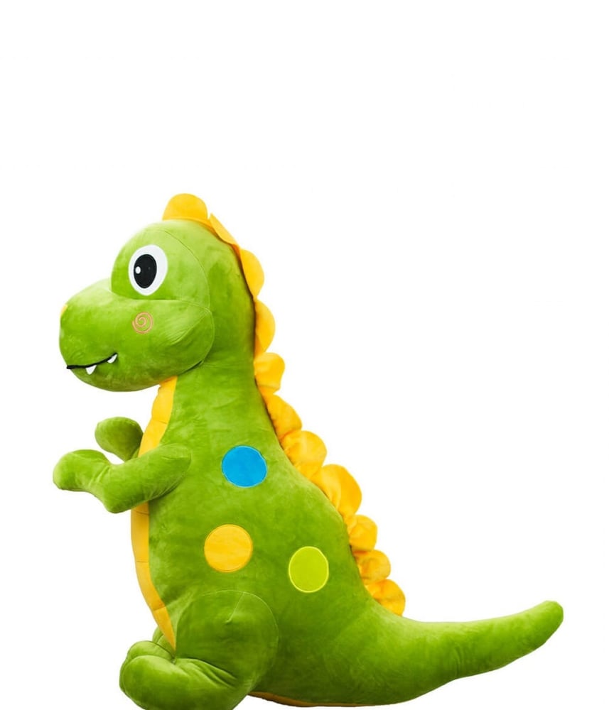 Dinossauro Tiranossauro Rex De Pelúcia Verde 83 cm