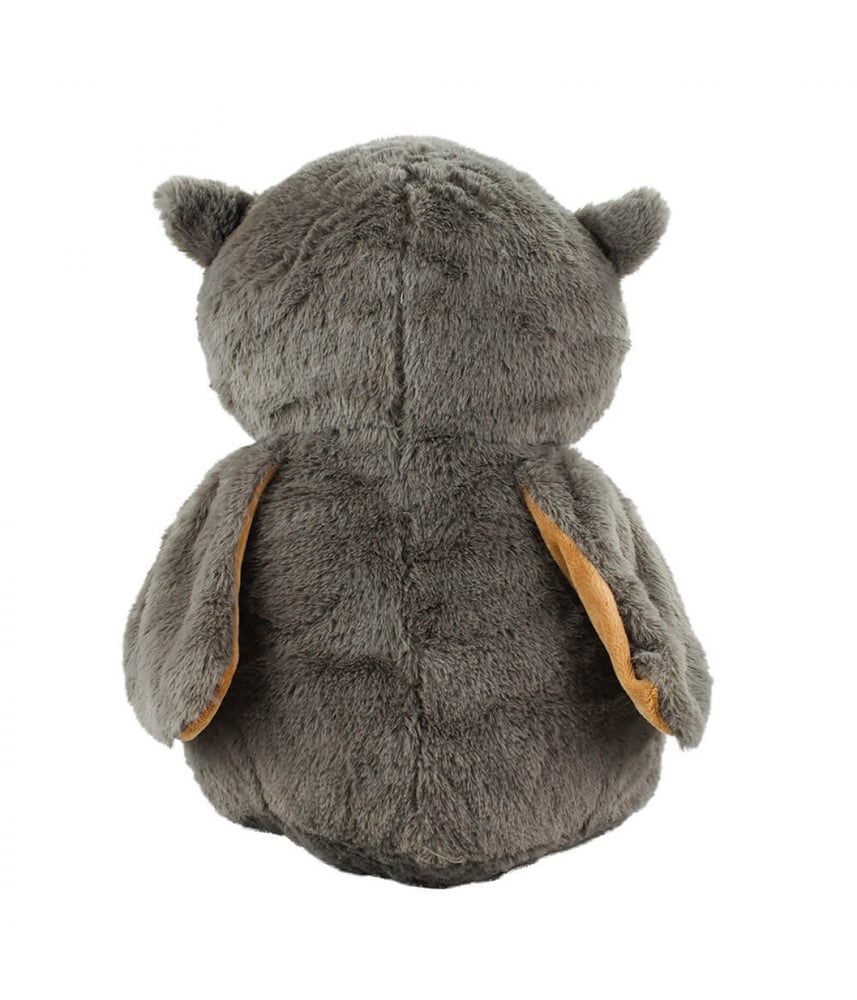 Coruja De Pelúcia Marrom Safari Em Pé 23 cm