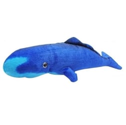 Baleia Cachalote De Pelúcia Real Azul Oceano 40 Cm 