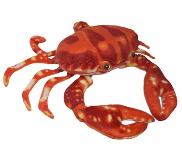 Caranguejo Real Pelúcia Vermelho 31 Cm Unissex