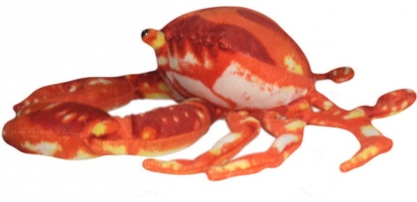 Caranguejo Real Pelúcia Vermelho 31 Cm Unissex