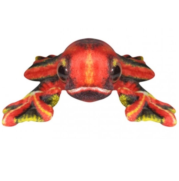 Sapo De Pelúcia Real Vermelho Sapinho 28 Cm