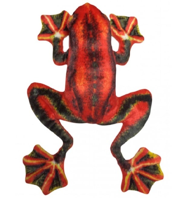 Sapo De Pelúcia Real Vermelho Sapinho 28 Cm