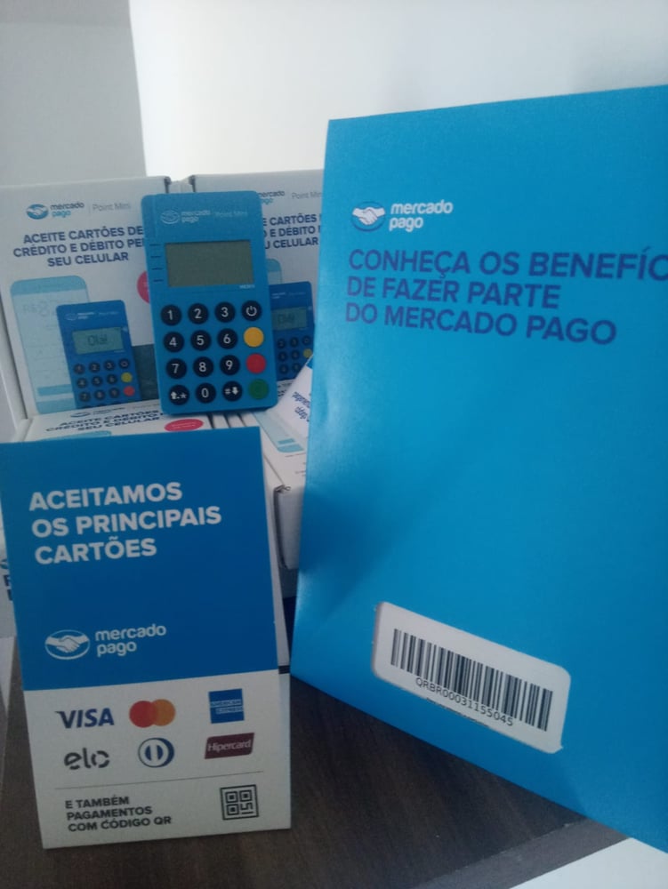 sua maquininha de cartão mercado pago point mini