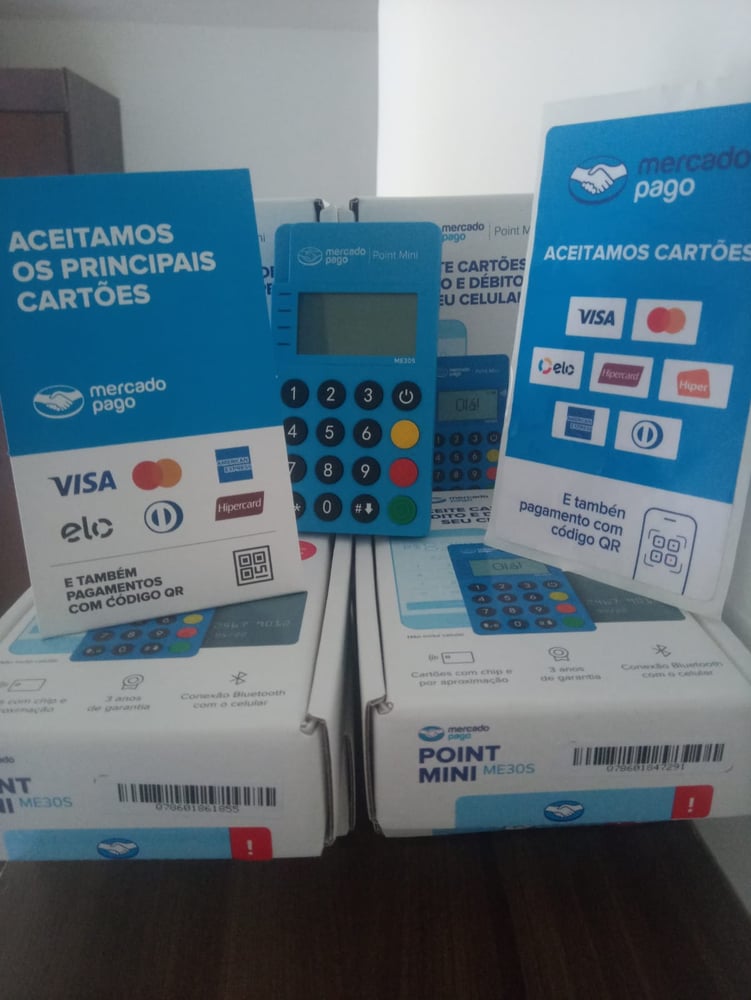 sua maquininha de cartão mercado pago point mini