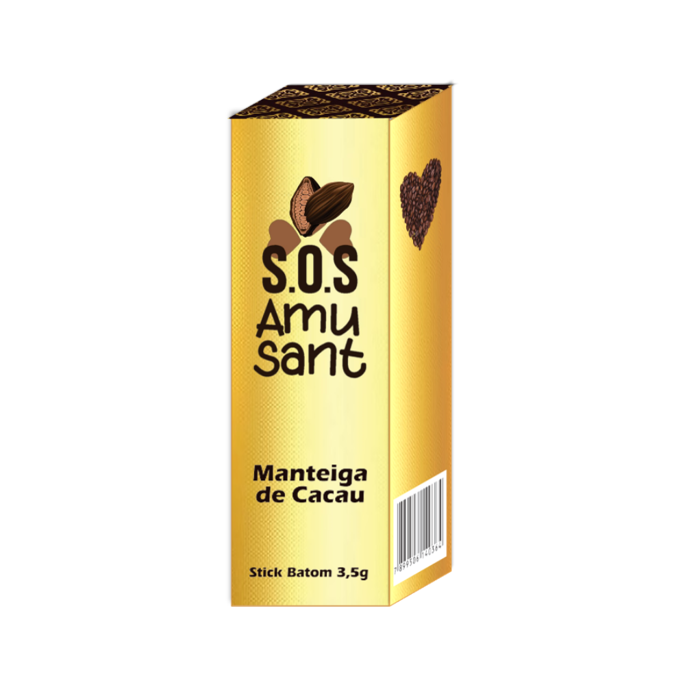 Manteiga de Cacau Batom SOS Amusant 3,5g