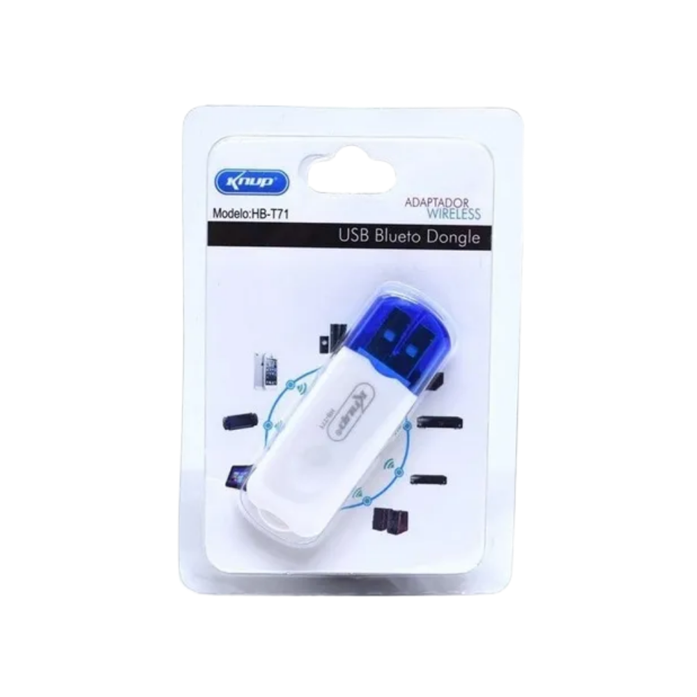 Adaptador Bluetooth USB Transmissor e Receptor Knup  KTT71