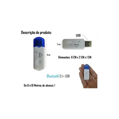 Shop Dene  Adaptador Bluetooth USB Transmissor/Receptor  1
