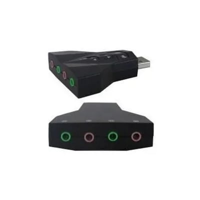 Loja Imaginea.com Adaptador Externo Placa de Som USB 7.1 canais 1 Loja Imaginea.com Adaptador Externo Placa de Som USB 7.1 canais 1
