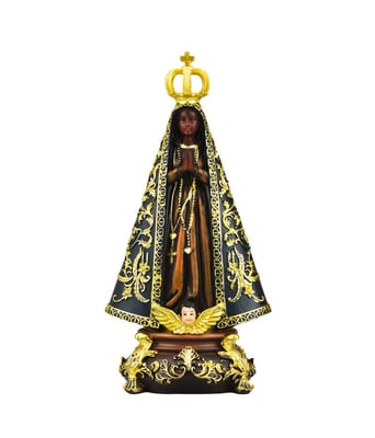 Home Variedades  Nossa Senhora Aparecida 30cm - Enfeite Resina  1