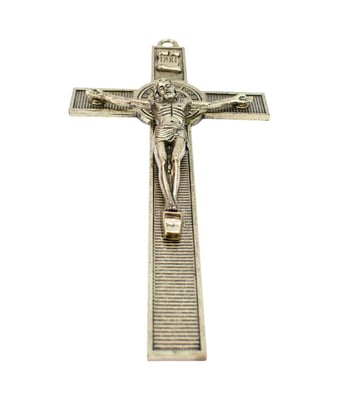 Home Variedades Crucifixo Dourado Metal 30x15cm 2 Home Variedades Crucifixo Dourado Metal 30x15cm 2