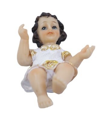 Home Variedades Menino Jesus 9cm - Enfeite Resina 1 Home Variedades Menino Jesus 9cm - Enfeite Resina 1