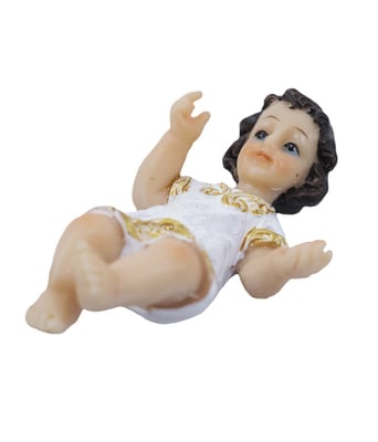 Home Variedades Menino Jesus 9cm - Enfeite Resina 2 Home Variedades Menino Jesus 9cm - Enfeite Resina 2