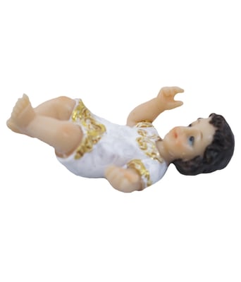 Home Variedades  Menino Jesus 9cm - Enfeite Resina  4