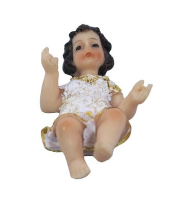 Home Variedades  Menino Jesus 7cm - Enfeite Resina  1